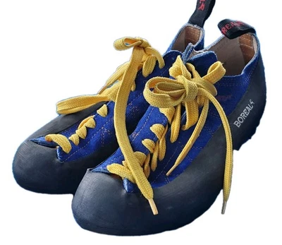 Boreal S2 Zephyr Climbing Shoes U.S. 9.5 U.K. 8.5 Leather US Made In Spain EUC - Image 1 of 4