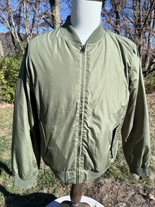 Gap Bomber Fliegerjacke Herren Medium Olivgrün Military Classic Orange Futter - Bild 1 von 7