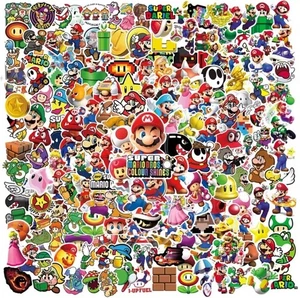 Super Mario Bros Luigi Yoshi MarioLand Sticker Aufkleber ❗️100 STÜCK❗️TOP - NEU - Bild 1 von 1