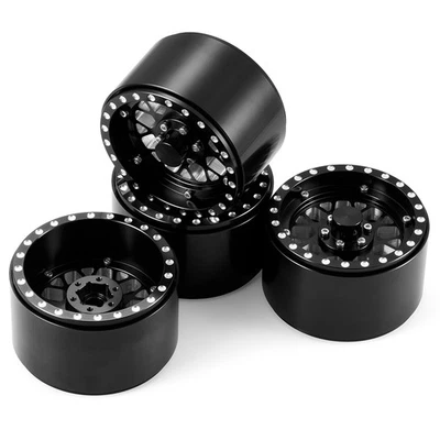 AXSPEED 4Stk breite 39 mm 2,2 Zoll Beadlock-Felgen für 1:10 RC Rock Crawler Auto - Bild 1 von 4