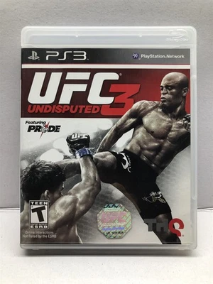 UFC Undisputed 3 (Sony PlayStation 3, 2012) Completo con Manual - Probado Funcionando Foto 1 de 4