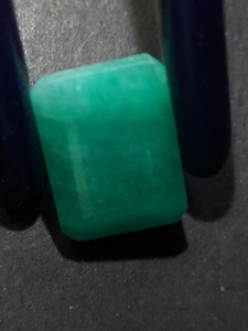 Untreated Zambian Emerald gemstone - faceted natural green Beryl 6.95 CTS - Bild 1 von 11