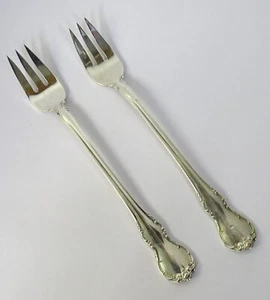 Set of 2 Towle Sterling French Provincial Cocktail Seafood Forks, 5 3/4” - Picture 1 of 3