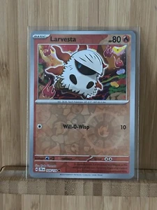 Larvesta - 028/159 - Reverse Holo - Journey Together - NM/M - Pokemon Card - Picture 1 of 2