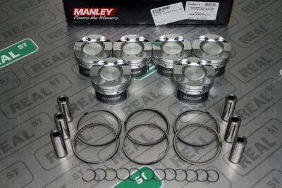 Pistones forjados Manley BMW 135i M235i 335i 435i N55B30 M3 M4 S55B30 84,5 mm 10,2:1 Foto 1 de 4