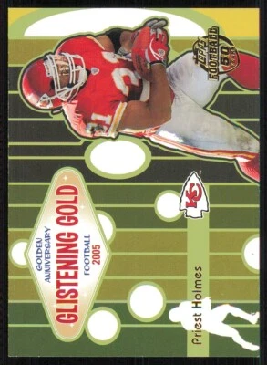 2005 Topps Golden Anniversary Glistening Gold #GG1 Priest Holmes - Image 1 of 2
