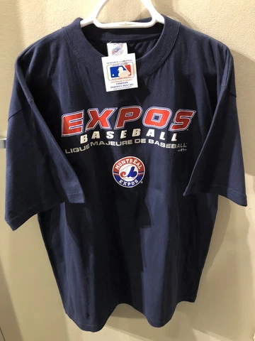 Montreal Expos 2000 Tshirt Medium BNWT Canada West Graphics MLB Guerrero Waves Cover