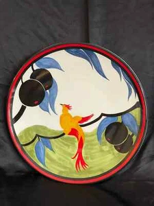 CLARICE CLIFF "BIRD OF PARADISE" LARGE CHARGER - Picture 1 of 4