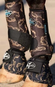 Professionals Choice Brrr 2XCOOL Value 4 Pack w/Bells Limited PC Horse M Boots - Picture 1 of 6