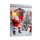 Santa Claus Gift Delivery Chart Canvas Poster Living Room Decor Landscaping