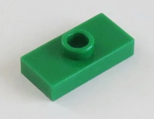 LEGO - Platte / Plate / Fliese 1 x 2 mit 1 Noppe (6 Stück), grün # 3794 - Bild 1 von 1