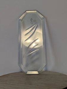 Lampadario Vetro Smussato Modello Onda Ottagonale 8 5/8 x 3 1/2 Sostituzione Vtng - Foto 1 di 3