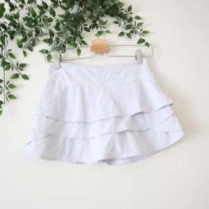 Athleta Girl Swing Skort Gray Tiered Athletic Skirt Size L 12 - Picture 1 of 4
