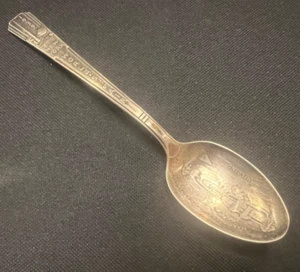 New York World's Fair 1939 Silver Plate Spoon Marine Transportation Building - Picture 1 of 3