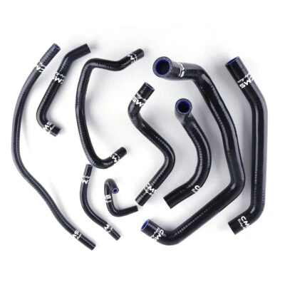 Kit de manguera de radiador de silicona negra para Honda CBR954RR CBR 954 RR 2002 2003 Foto 1 de 4