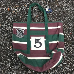 BOLSO DE MANO RALPH LAUREN POLO GRUESO TALLA 18/16/2.5" NUEVO CON ETIQUETA - Imagen 1 de 3