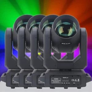 4pc 200W LED Moving Head Light 18Prisms Gobo DMX512 DJ Disco Stage Lighting - Picture 1 of 10