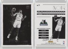 2015-16 Panini Noir Black and White Rookies /99 Karl-Anthony Towns #71 Rookie RC