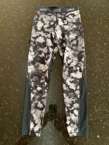 Nike Pro youth XL Dri Fit black/white/gray camo leggings pants - Picture 1 of 7