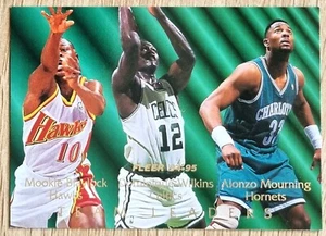 1994-95 NBA Fleer Team Leaders #1 of 9 Blaylock / Wilkins / Mourning - Picture 1 of 2