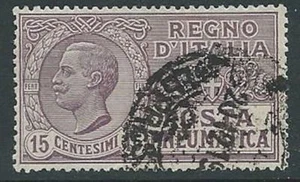 1913-23 REGNO USATO POSTA PNEUMATICA 15 CENT - U30-7 - Bild 1 von 1
