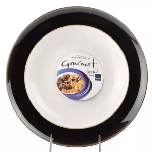 DENBY Ciotola Gourmet per Pasta Ostriche in Gres 11" Inghilterra Nuova - Foto 1 di 5