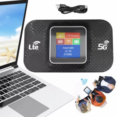 Neue 4G LTE tragbare mobile WLAN Router Hotspot WiFi Modem SIM-Karte - Bild 1 von 4