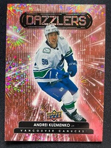 Various Andrei Kuzmenko Upper Deck Rookie RC Cards & Singles *U Pick from List*