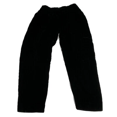 Pantalones de terciopelo vintage para mujer talla 14/16 Y2K cintura alta suéter salón Foto 1 de 4
