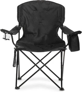 Amazon Basics tragbarer klappbarer Campingstuhl mit 4-Dosen-Kühler, Seitentasche - Bild 1 von 2