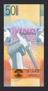 De La Rue (GBR), 50 Units, Renewable Energy, "Test Note" Green Flower - Picture 1 of 2