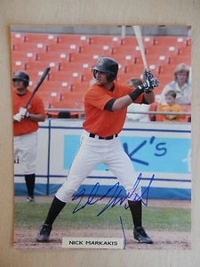 Nick Markakis Autographed 8" X 10" Photograph (#2) - Picture 1 of 2