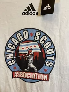 Adidas Amplifier Tee Chicago Scouts Association Adult Medium New With T T-Shirt - Picture 1 of 5
