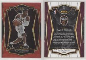 2020-21 Panini Select Premier Level Red Wave Prizm Isaac Okoro #182 Rookie RC