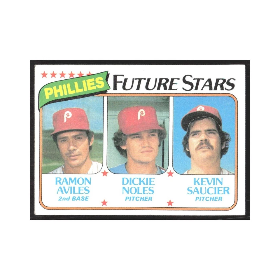 1980 Topps Ramon Aviles/Dickie Noles/KevinSaucier Phillies #682 - Image 1 of 3