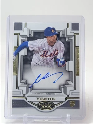 MARK VIENTOS 2023 TOPPS TIER ONE BREAK OUT ROOKIE METS RC AUTO /299 Q5451 - Image 1 of 2