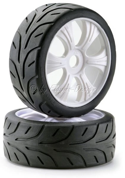 Buggy Räder LP 1/8 Street withe mit Profil Reifen (2) - Bild 1 von 1