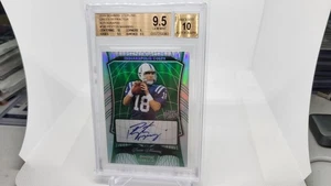 2009 Bowman Sterling Peyton Manning Auto Green Refractor /10 Beckett 9.5/10 - Picture 1 of 2