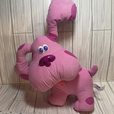 Peluche de colección Tyco Blues Clues magenta para perro parlante 1999 PROBADO FUNCIONA A2 Foto 1 de 4