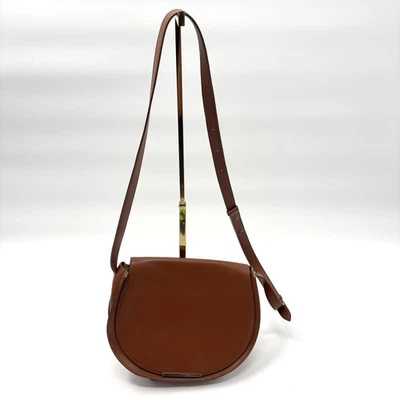 Cuyana tan saddle crossbody bag. Read Description - Image 1 of 4