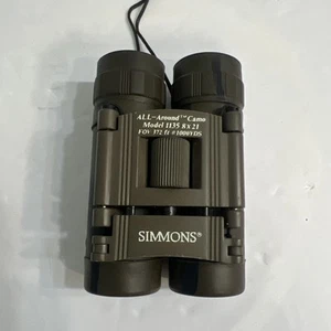 Simmons All Around Camo Pocket Binoculars 1135 8x21 FOV 372ft @1000yds Hunting - Picture 1 of 10