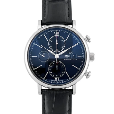 IWC Portofino Chronograph 42mm automatic ref. IW391002, original warranty card - Image 1 of 4