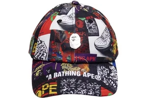 A Bathing Ape BAPE Album Monogramm Kappe Panel mehrfarbig authentisch NEU - Bild 1 von 16