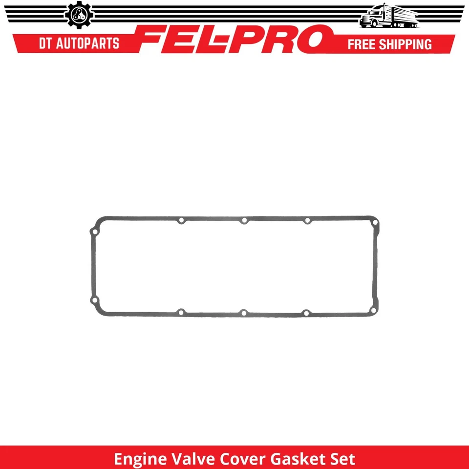 For 1985-1989 Volvo 244 2.3L L4 Engine Valve Cover Gasket Set Fel-Pro 1986 1987 - Image 1 of 1