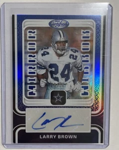 2024 Panini Certified Mirror Blue Signatures #LB Larry Brown Auto #29/30 Cowboys - Picture 1 of 2