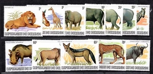 BURUNDI 1983 WILDLIFE SCOTT #589-601 SHORT SET OF 12 MINT NEVER HINGED - Picture 1 of 2