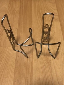TOPEAK Stainless Steel Water Bottle Cage x 2 ( Pair ) Road Bike 42g Ultralight - Picture 1 of 15