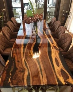 96" x 48" Epoxy Resin Table Unique Home Decor and Furniture Accent - Picture 1 of 8