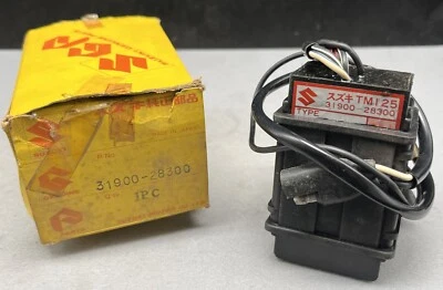 RR@2.4 NOS Suzuki OEM CDI Unit 74 TM125 74-75 TM100 76 RM100 75 31900-28300 Foto 1 de 4