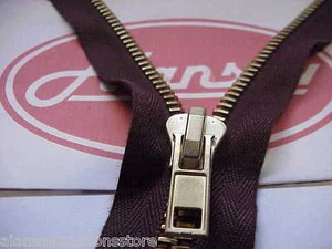 1 No8 X HEAVY DUTY BRASS TOOTH CONTINUOUS ZIP SLIDER. NO ZIP INCLUDED - Picture 1 of 2